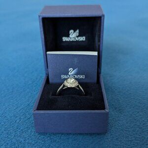 SWAROVSKI Angelic Ring CRY/RHS Silver Women's Size 58 (7.5 US)